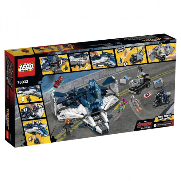 Конструктор LEGO Super Heroes 76032 Погоня на Квинджете Мстителей в Тольятти