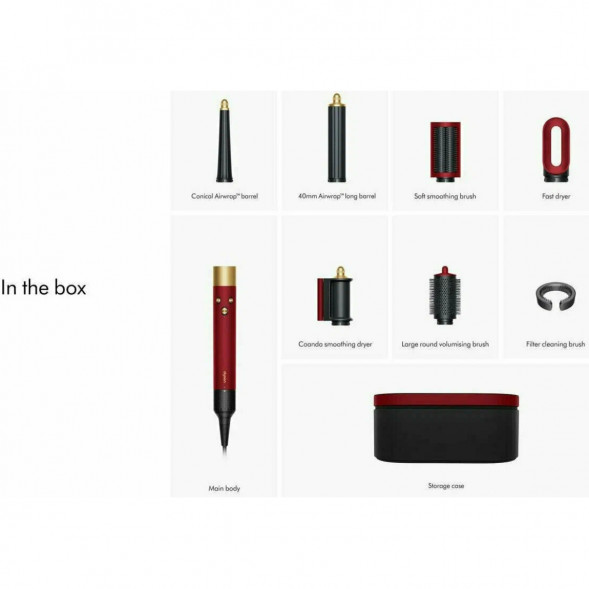 Стайлер Dyson Airwrap i.d. HS08 Straight+Wavy, Red Velvet/Gold (596927-01) в Тольятти