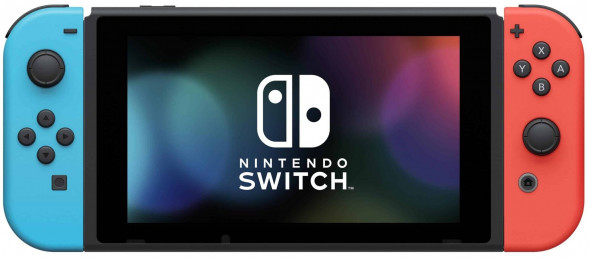 Игровая приставка Nintendo Switch rev.2 32 ГБ, красный/синий в Тольятти