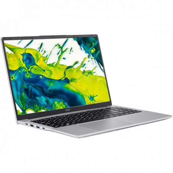 Ноутбук Acer Aspire Lite 15 AL15-54P-590V (15.6&amp;quot;, IPS, Intel Core Ultra 5, 8 ядер, 16 ГБ LPDDR5, 512 ГБ SSD, Intel Graphics), серебристый в Тольятти