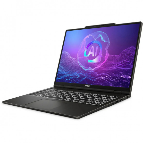 Ноутбук MSI VenturePro 16 AI A2HVEG-033XRU (16&amp;quot;, OLED, Intel Core Ultra 7 255H 2ГГц, 16 ядер, 16ГБ DDR5, 1ТБ SSD, NVIDIA GeForce RTX 4050 - 6 ГБ, FreeDOS), серый в Тольятти