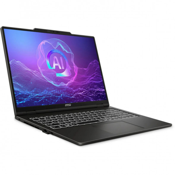 Ноутбук MSI VenturePro 16 AI A2HVEG-033XRU (16&amp;quot;, OLED, Intel Core Ultra 7 255H 2ГГц, 16 ядер, 16ГБ DDR5, 1ТБ SSD, NVIDIA GeForce RTX 4050 - 6 ГБ, FreeDOS), серый в Тольятти