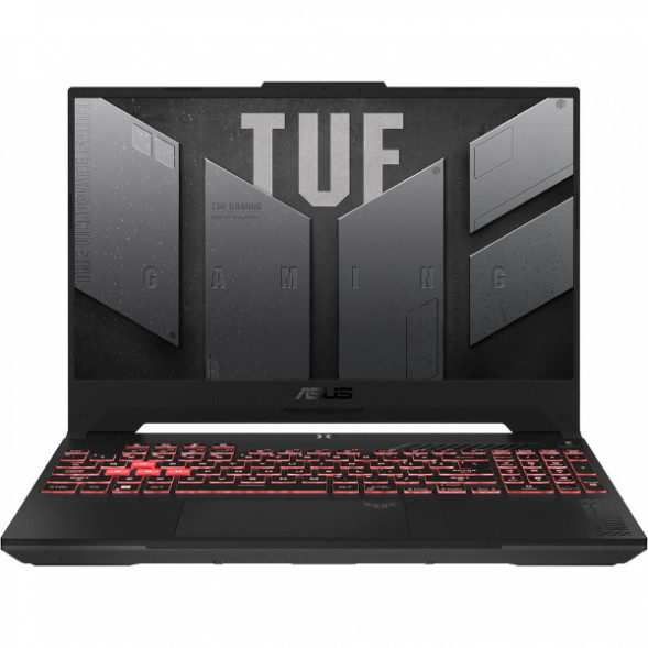 Ноутбук ASUS TUF Gaming 15 FA507NV-LP160 AMD Ryzen 5 7535HS, RAM 16 ГБ, SSD 512 ГБ, NVIDIA GeForce RTX 4060 для ноутбуков (8 Гб), Без системы, (90NR0E85-M00DT0), серый в Тольятти