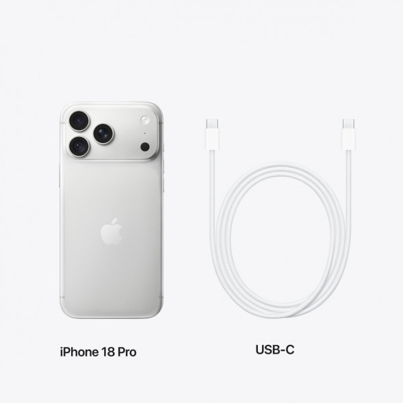 Смартфон Apple iPhone 18 Pro 2TB (SIM + eSIM), Silver в Тольятти