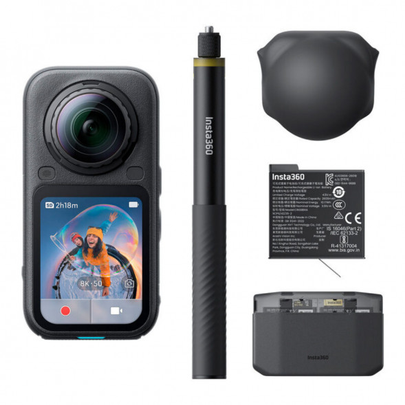 Экшн-камера Insta360 X6 Essentials Bundle, Black в Тольятти