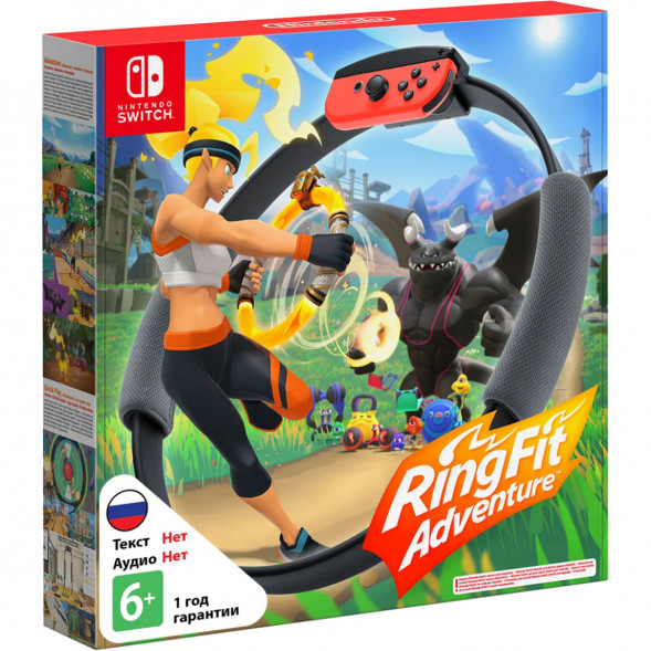 Ring Fit Adventure (Игра + контроллер Ring-Con + ремень на ногу Belt) [Nintendo Switch, английская версия] в Тольятти
