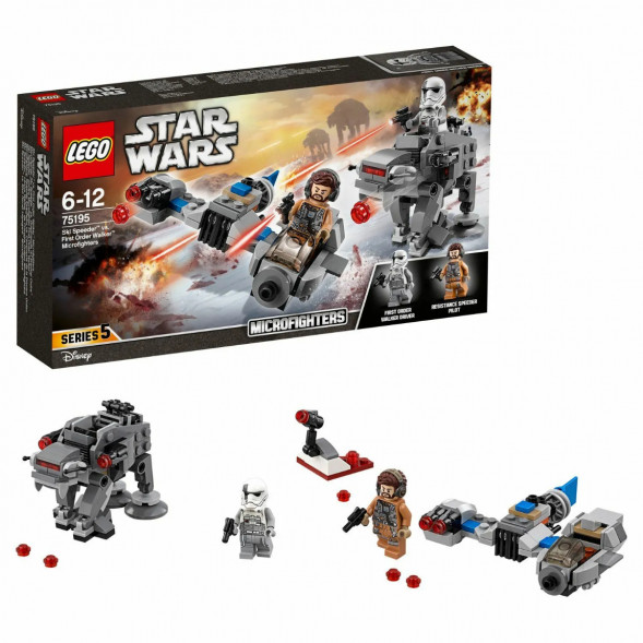 Конструктор LEGO Star Wars 75195 Бой пехотинцев Первого Ордена против спидера на лыжах в Тольятти