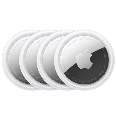 Трекер Apple AirTag белый/серебристый 4 шт в Тольятти