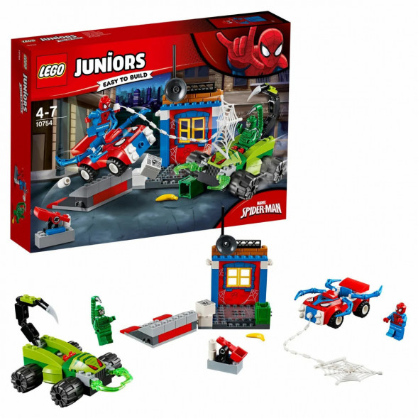 Конструктор LEGO Juniors 10754 Решающий бой Человека-паука против Скорпиона в Тольятти