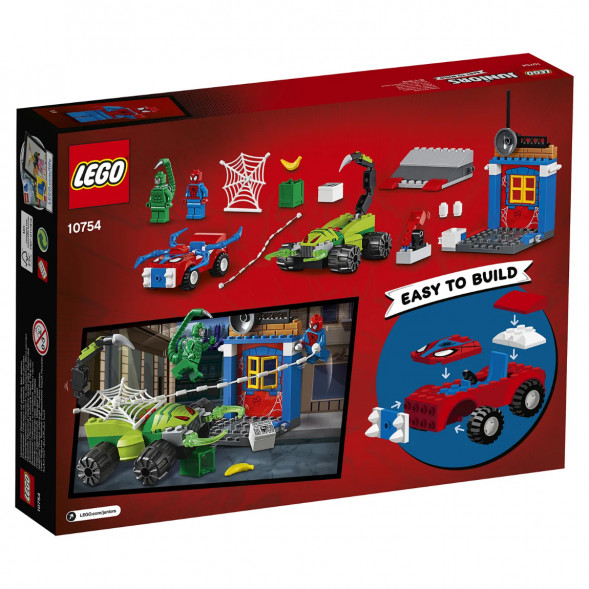 Конструктор LEGO Juniors 10754 Решающий бой Человека-паука против Скорпиона в Тольятти
