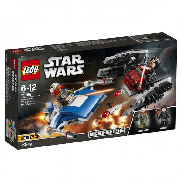 Конструктор LEGO Star Wars 75196 Истребитель типа A против бесшумного истребителя СИД в Тольятти