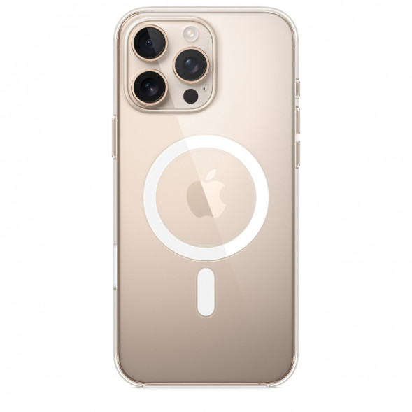 Чехол Apple Clear Case with MagSafe для iPhone 16 Pro Max, прозрачный (MA7F4ZM/A) в Тольятти