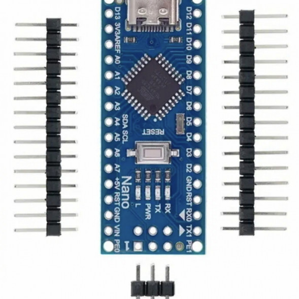 Микроконтроллер Arduino NANO TYPE-C V3.0 (совместимый) Atmega328 CH340 в Тольятти