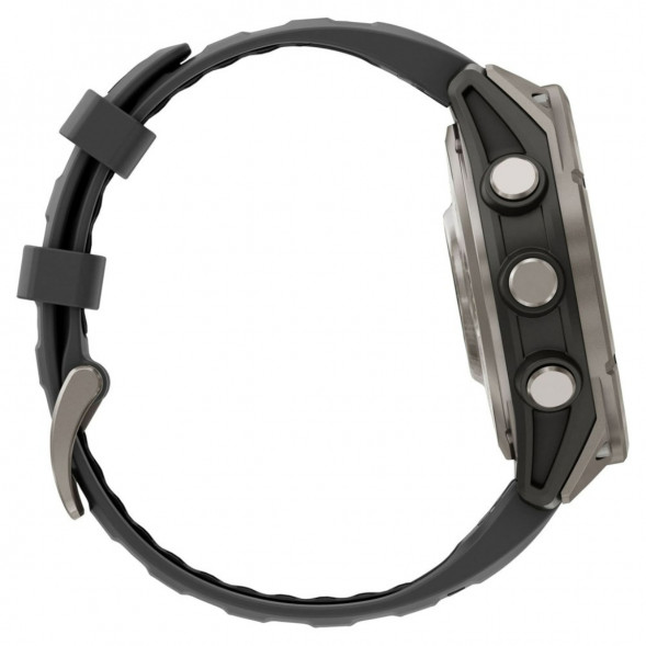Умные часы Garmin Fenix 8 PRO, 47 мм, AMOLED, Sapphire, Titanium with Graphite/Black Silicone Band 010-03198-10 в Тольятти