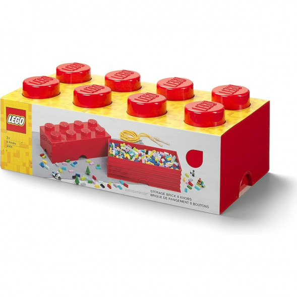 Пластиковый кубик для хранения LEGO Creator 4004, красный в Тольятти