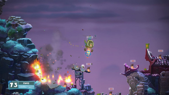Игра Worms Battlegrounds + Worms W.M.D. Double Pack [PS4, английская версия + русские субтитры] в Тольятти