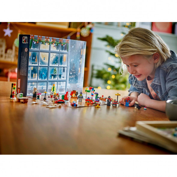 Конструктор LEGO Super Heroes 76293 Новогодний календарь Человек-паук, 2024 в Тольятти