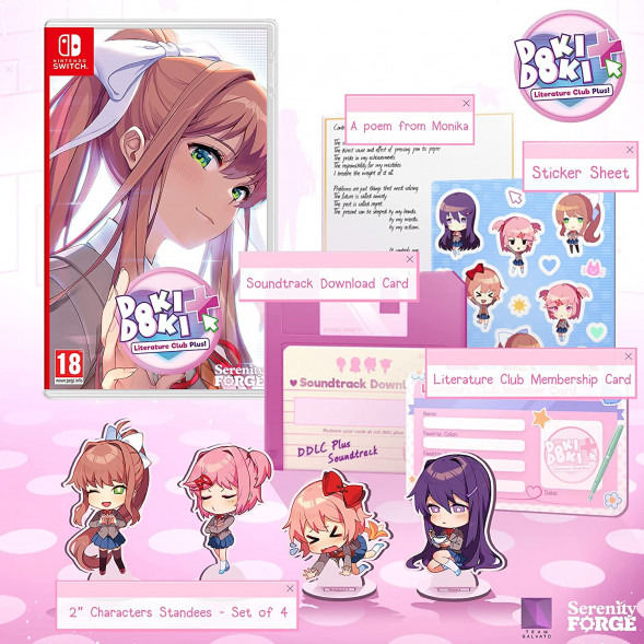 Игра Doki Doki Literature Club Plus! [Nintendo Switch, русские субтитры] в Тольятти