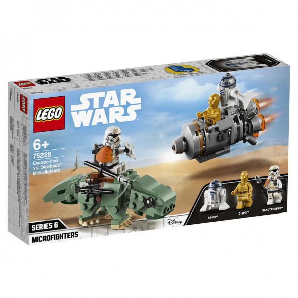 Конструктор LEGO Star Wars 75228 Спасательная капсула Микрофайтеры дьюбэк в Тольятти