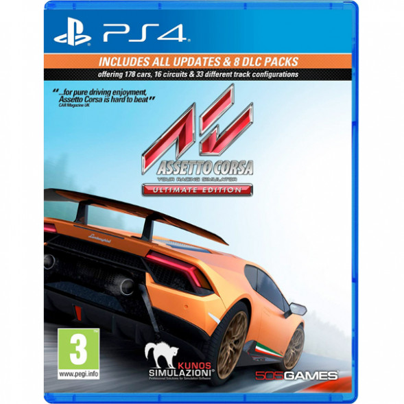 Игра Assetto Corsa. Ultimate Edition [PS4, русские субтитры] в Тольятти