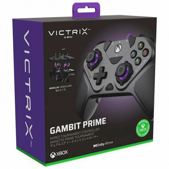 Проводной геймпад PDP Victrix Gambit Prime Tournament Controller Xbox One/Series/PC, черный в Тольятти
