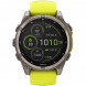 Умные часы Garmin Fenix 8, 51 мм, Solar, Sapphire Titanium with AMP Yellow/Graphite Silicone Band 010-02907-20 в Тольятти