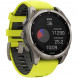 Умные часы Garmin Fenix 8, 51 мм, Solar, Sapphire Titanium with AMP Yellow/Graphite Silicone Band 010-02907-20 в Тольятти