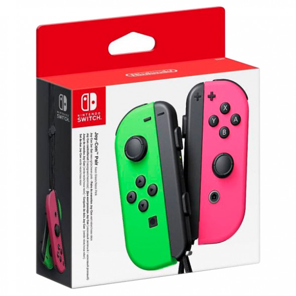 Геймпад Nintendo Switch Joy-Con controllers Duo, зеленый/розовый в Тольятти