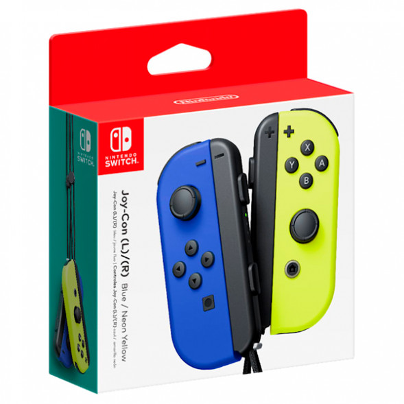 Геймпад Nintendo Switch Joy-Con controllers Duo, синий/желтый в Тольятти