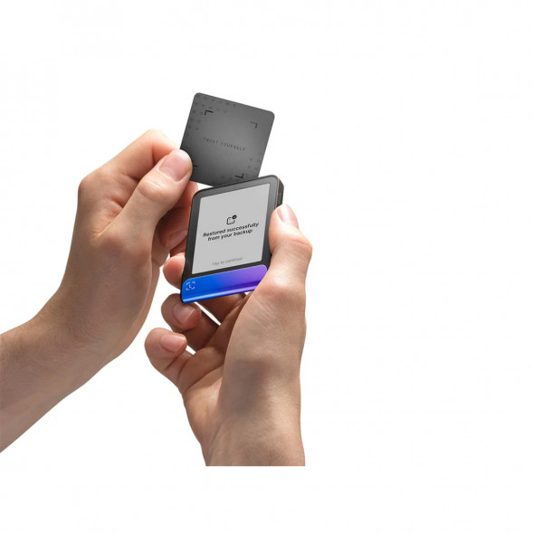 Аппаратный криптокошелек Ledger Flex+Recovery Key, Neptune Blue в Тольятти
