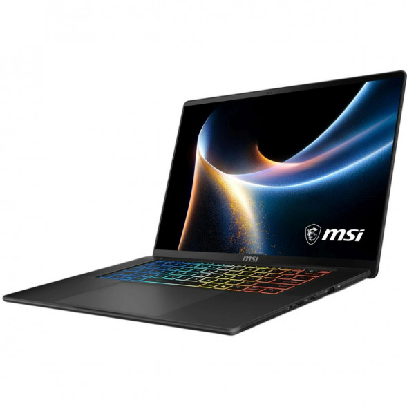 Ноутбук игровой MSI Stealth 16 AI+ B3WH-013RU (16&amp;quot;, OLED, Intel Core Ultra 9 386H 2.1ГГц, 16 ядер, 32ГБ DDR5, 1ТБ SSD, NVIDIA GeForce RTX 5070 Ti, Windows 11), черный в Тольятти