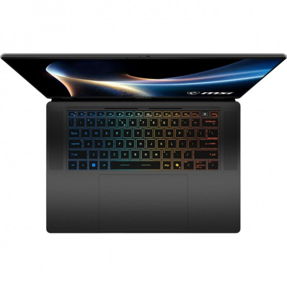 Ноутбук игровой MSI Stealth 16 AI+ B3WH-013RU (16&amp;quot;, OLED, Intel Core Ultra 9 386H 2.1ГГц, 16 ядер, 32ГБ DDR5, 1ТБ SSD, NVIDIA GeForce RTX 5070 Ti, Windows 11), черный в Тольятти