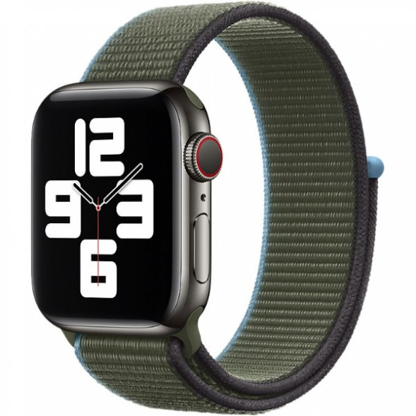 Ремешок для Apple Watch 40mm Inverness Green Sport Loop (MYA12ZM/A), зелёные холмы в Тольятти