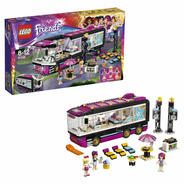 Конструктор LEGO Friends 41106 Поп звезда: гастроли в Тольятти