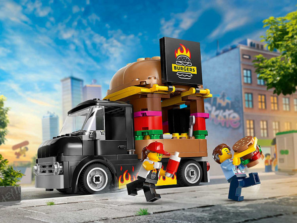 Конструктор LEGO City 60404 Бургерная на колесах в Тольятти