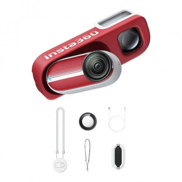 Экшн-камера Insta360 Go 3S Retro Bundle Special Edition 64ГБ, Red в Тольятти