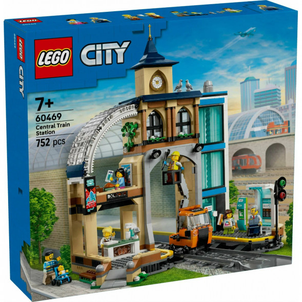 Конструктор LEGO City 60469 Центральный железнодорожный вокзал в Тольятти