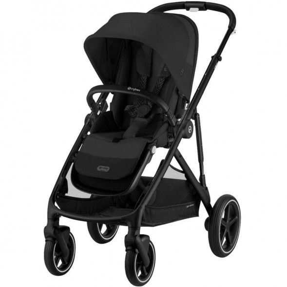 Детская коляска Cybex Gazelle S BLK Moon Black с корзиной и дождевиком в Тольятти