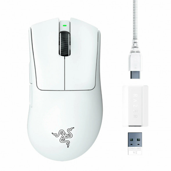 Мышь беспроводная/проводная Razer Deathadder V3 Pro [RZ01-04630200-R3G1] белый в Тольятти