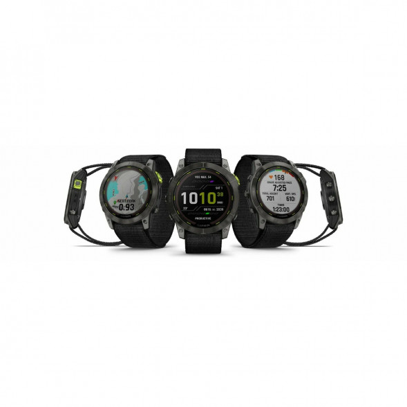 Умные часы Garmin Enduro 2 угольно-серый DLC титановый с нейлоновым ремешком UltraFit 010-02754-01 в Тольятти