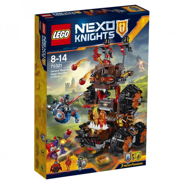 Конструктор LEGO Nexo Knights 70321 Роковое наступление Генерала Магмара в Тольятти