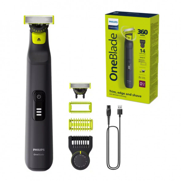 Триммер Philips QP6542/15 OneBlade 360 Pro Face + Body в Тольятти