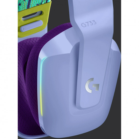 Игровая гарнитура Logitech G733 RGB Lightspeed Wireless, сиреневый в Тольятти