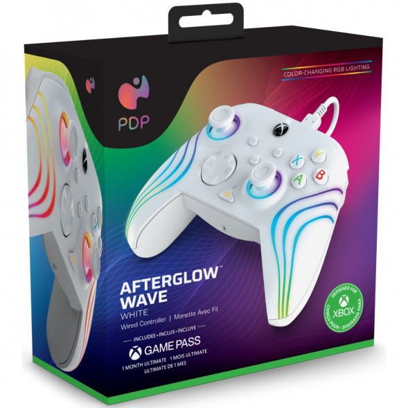 Геймпад проводной PDP для Xbox Afterglow Wave, White в Тольятти