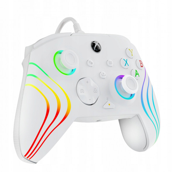 Геймпад проводной PDP для Xbox Afterglow Wave, White в Тольятти