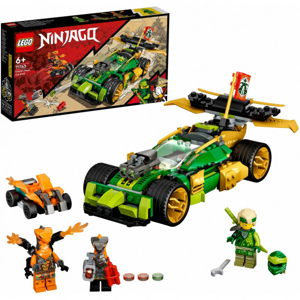 Конструктор LEGO Ninjago 71763 Гоночный автомобиль ЭВО Ллойда в Тольятти
