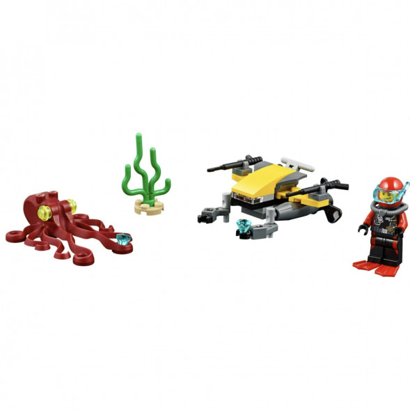 Конструктор LEGO City Deep Sea Explorers 60090 Глубоководный скутер в Тольятти