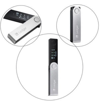Аппаратный криптокошелек Ledger Nano X , черный в Тольятти