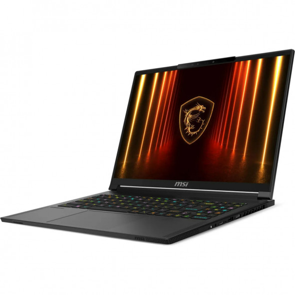 Ноутбук MSI Stealth A16 AI+ A3HWHG-239XRU (16&amp;quot;, OLED, AMD Ryzen AI 9 365 2ГГц, 10 ядер, 32ГБ LPDDR5x, 1ТБ SSD, NVIDIA GeForce RTX 5070 Ti, без ОС), черный в Тольятти