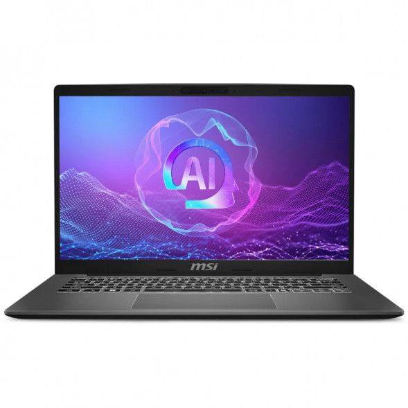 Ноутбук MSI Modern A14 AI+ F3HMG-041XRU (14&amp;quot;, IPS, AMD Ryzen AI 5 330 2ГГц, 4 ядра, 16ГБ DDR5, 512ГБ SSD, AMD Radeon 820M, без ОС), серый в Тольятти